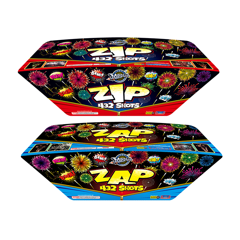 Zip and Zap 432 Shots – Helm Fireworks