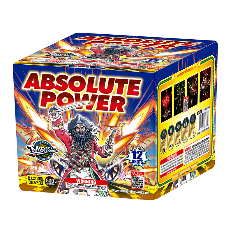 Absolute Power12 Shots – Helm Fireworks
