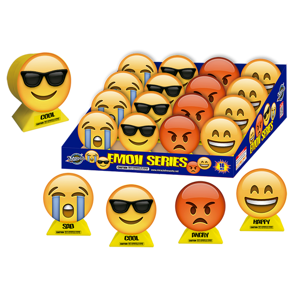 Emoji Series (Happy, Angry, Sad, Cool)